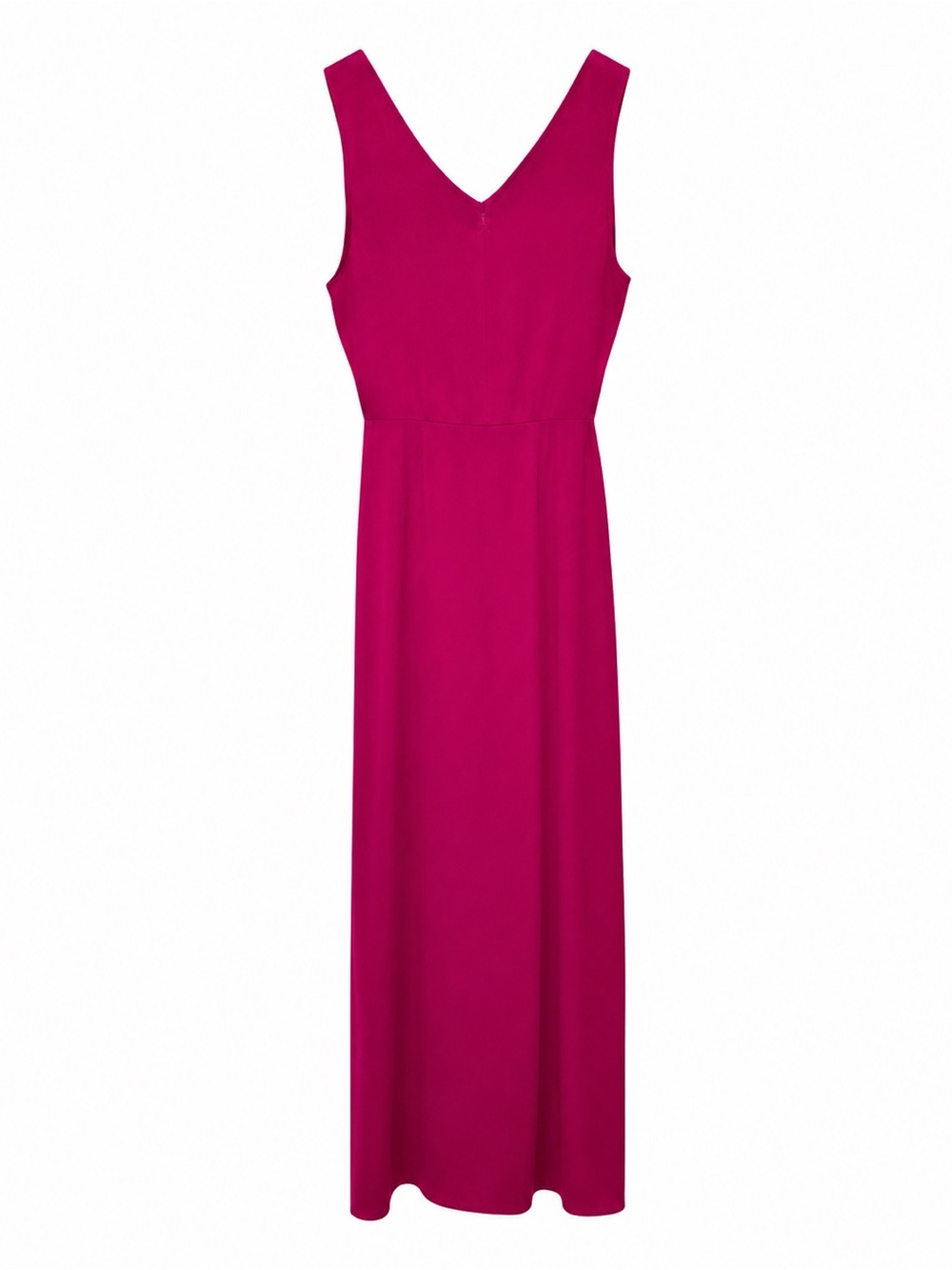 Matthew for JoEd Sophisticates Magenta Sleeveless V Neck Maxi Dress Size 16
